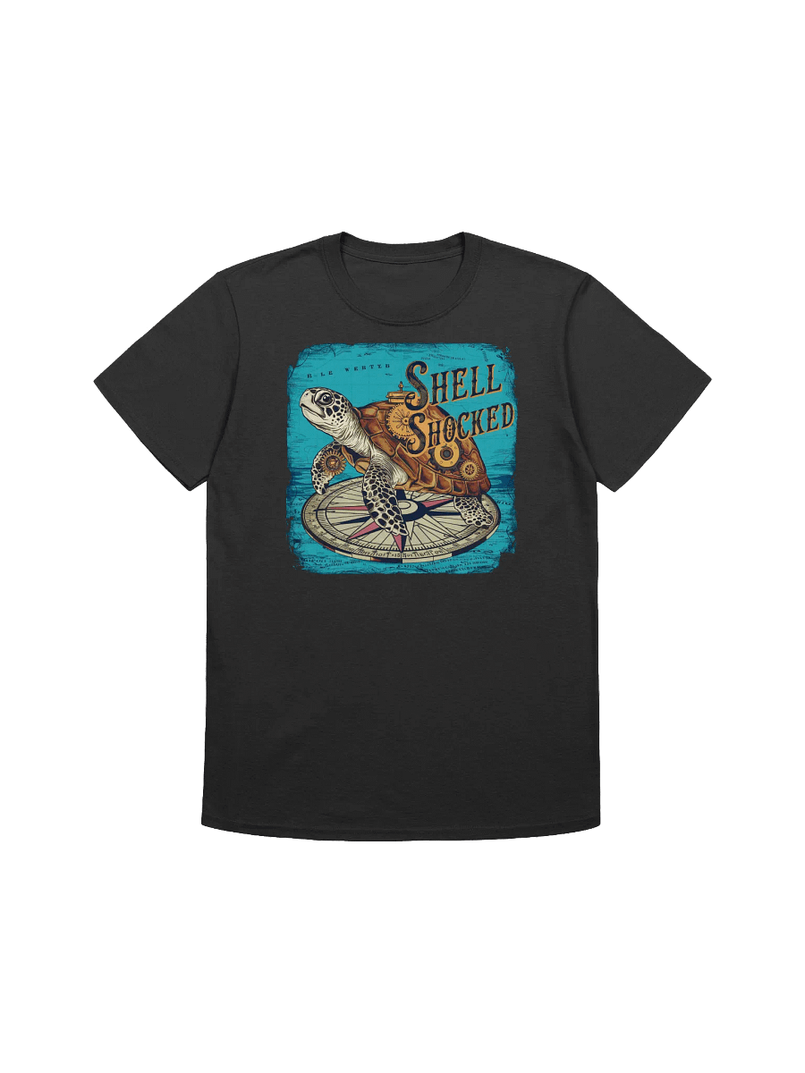 Turtle Lover - Steampunk Aesthetics: Sea Turtle with a Mechanical Twist T-Shirt product image (4)