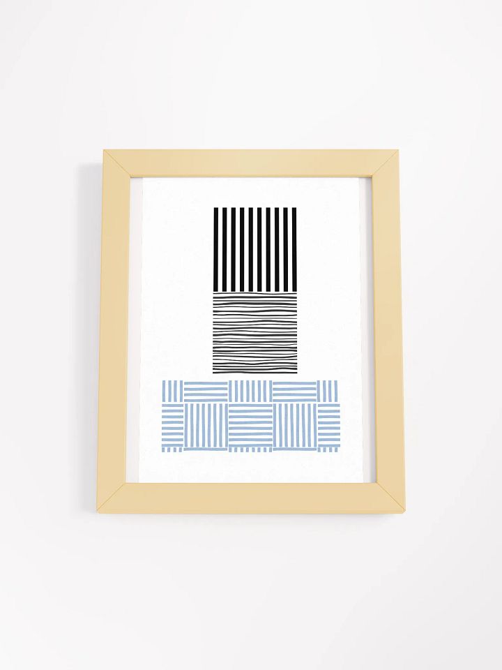 Black and Blue Ethereal Patterns Framed Poster product image (8)