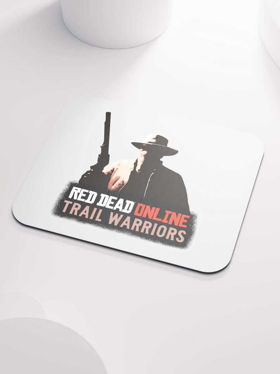 Trail Warriors Red Dead Game Cover Art Gunslinger Mouse Pad product image (3)