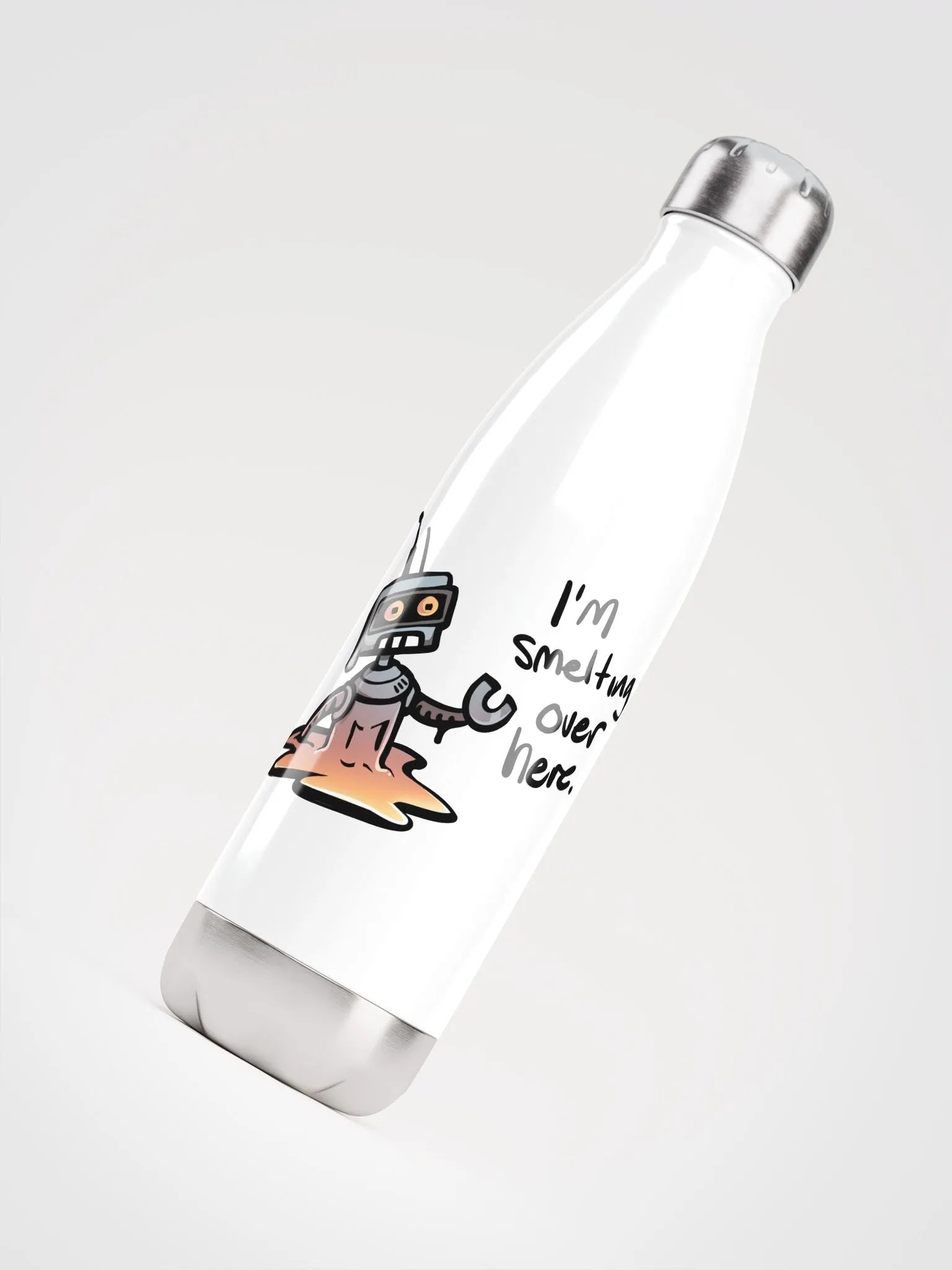 I'm smelting over here - Water Bottle product image (4)