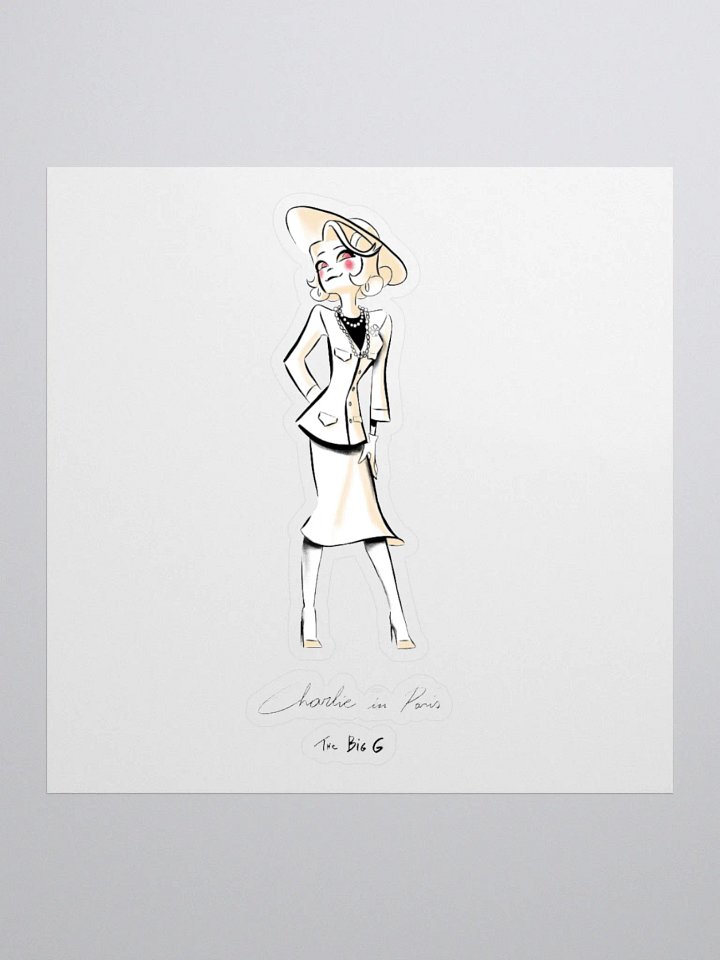 Kiss Cut Stickers - Charlie in Paris product image (2)