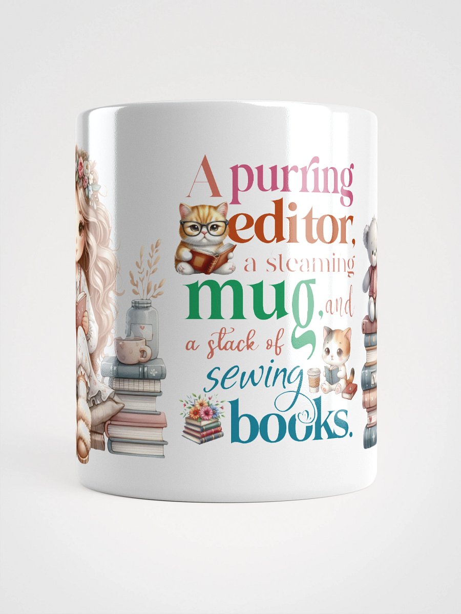 “A Purring Editor” Mug product image (2)