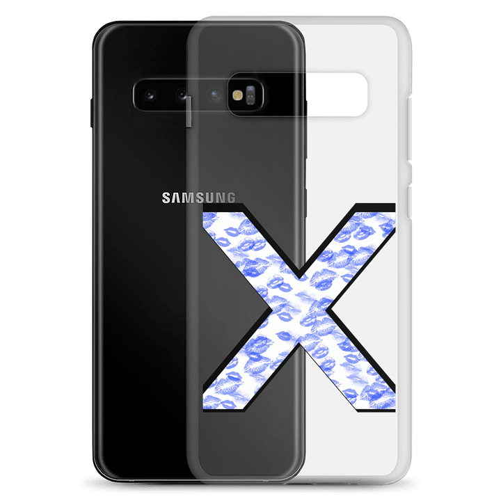 White X Blue Lipstick Kisses Phone Case S product image (23)