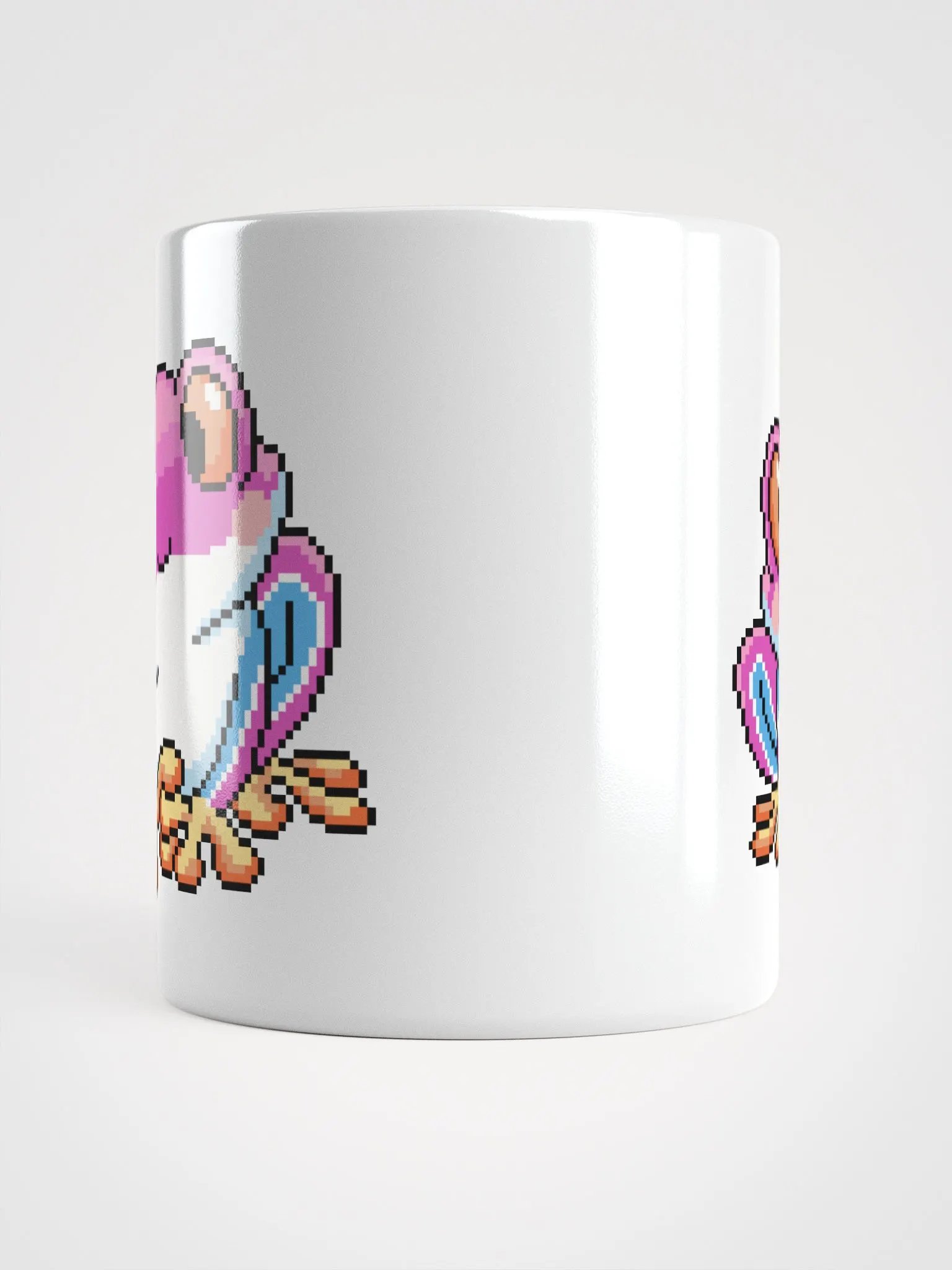 Pink Rip the Frog White Glossy Mug product image (6)