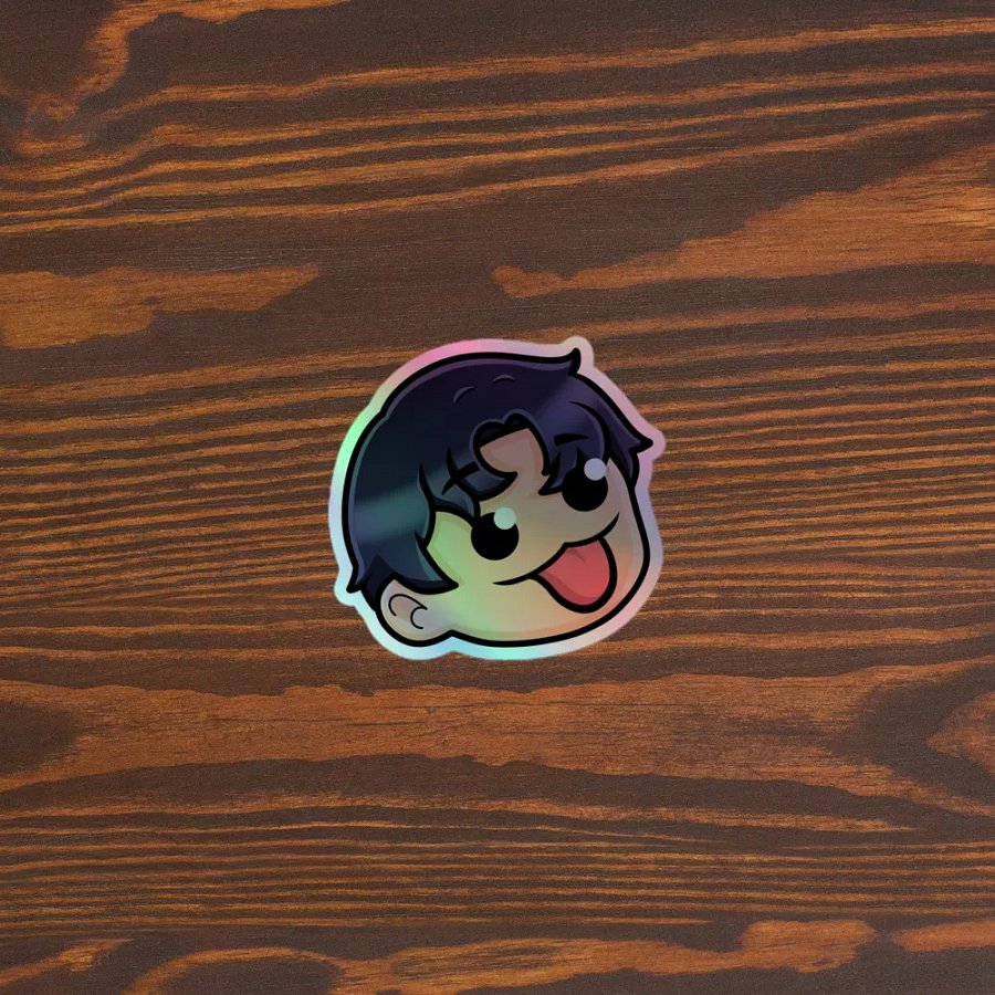 Blep Holographic Sticker product image (5)