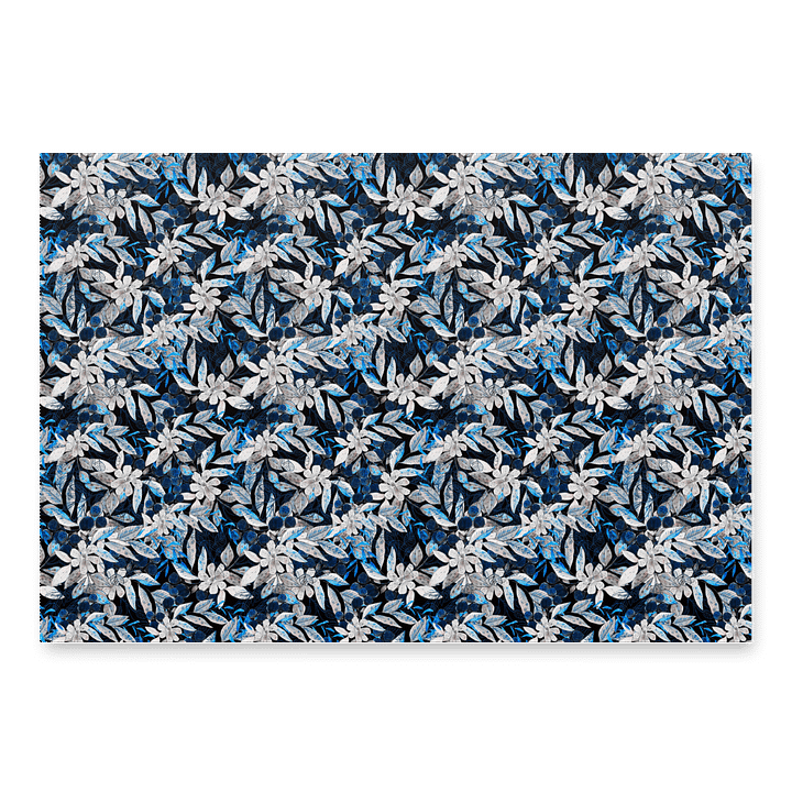 Blue White Garden Paper Sheets product image (2)