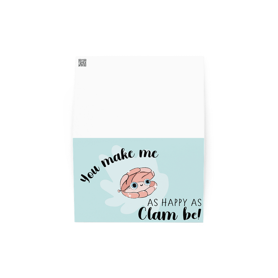Happy as a Clam Greeting Card product image (2)