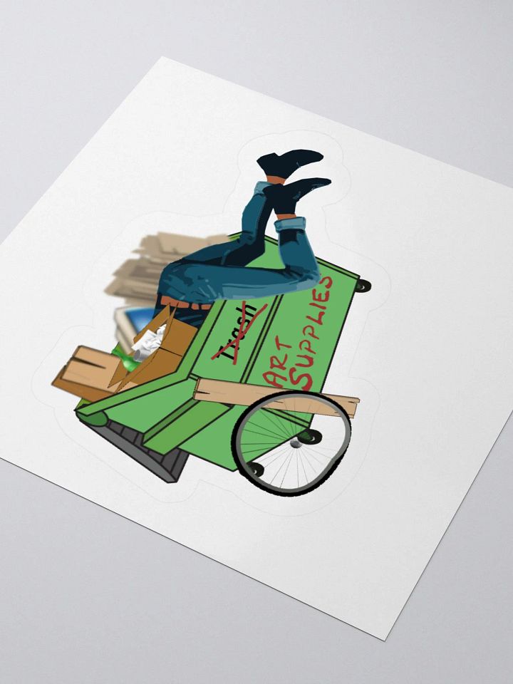 It's Not Trash It's Art Supplies Sticker product image (2)