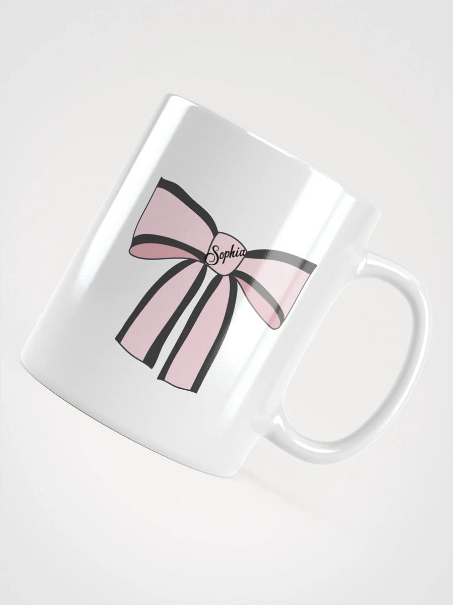 Sophia's Bow White Glossy Mug product image (12)