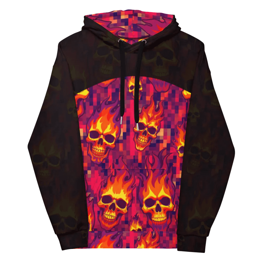 Neon Pixel Inferno Skulls (Obsidian) product image (12)