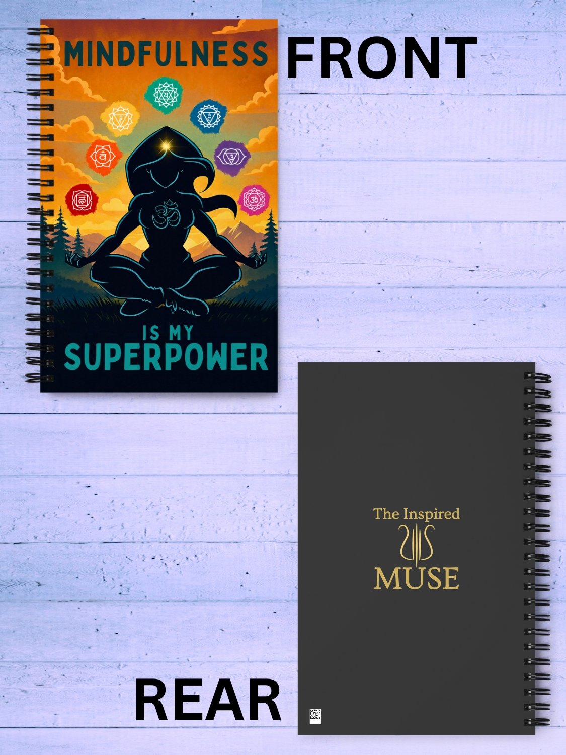 Mindfulness Is My Superpower - Spiral Journal Notebook product image (3)