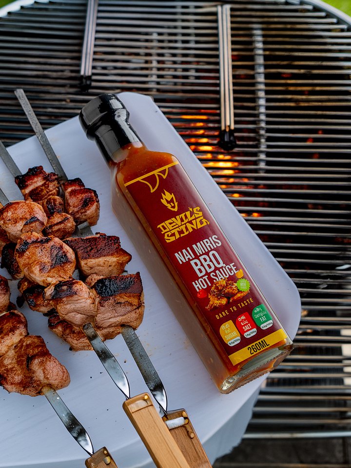 Devil's Sting Nai Miris BBQ Hot Sauce | Scotch Bonnet BBQ Hot Sauce product image (2)
