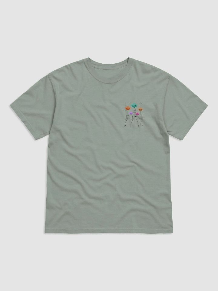 Whimsical Wildflowers Cotton T-Shirt product image (7)