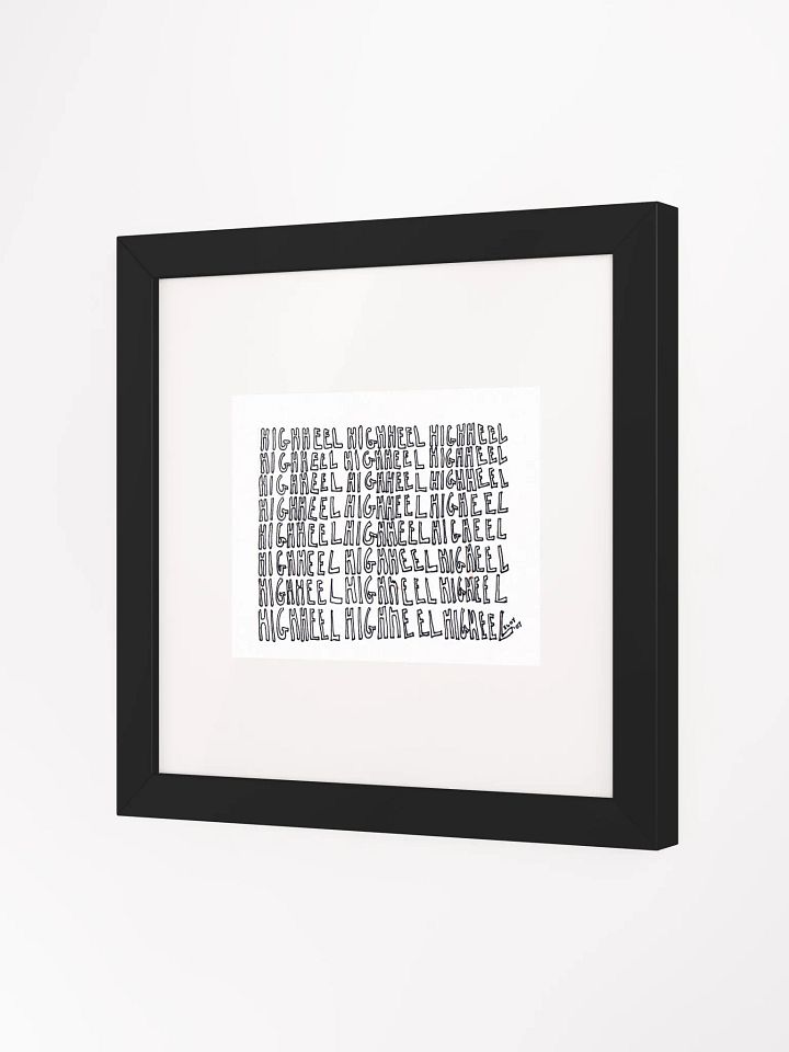 HIGHHEEL Panel Card Print Framed product image (1)
