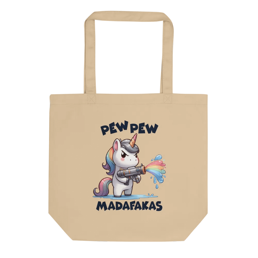 Rainbow Unicorn Tote Bag product image (1)