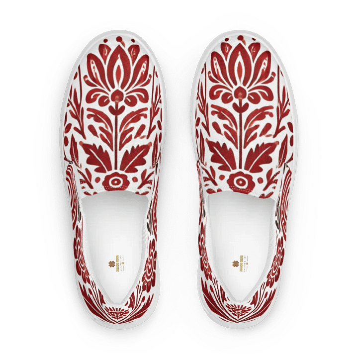 Crimson Blossom Slip-Ons product image (2)