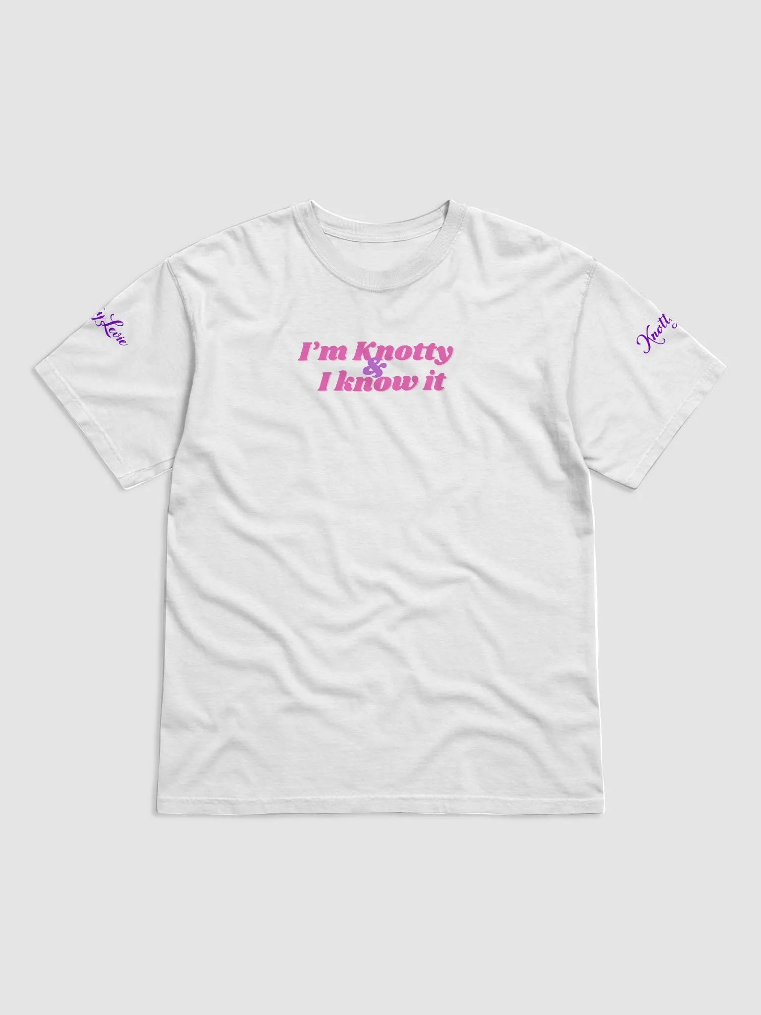 Knotty and Playful Tee (Pink) product image (1)
