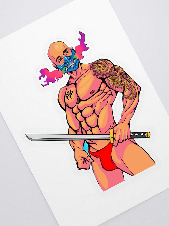 Mask and Sword GGG sticker product image (2)