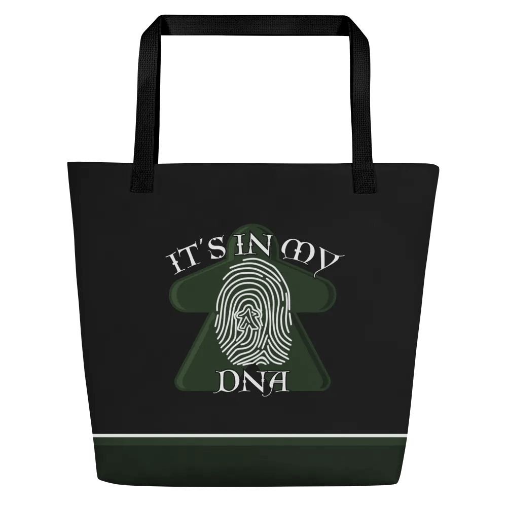 Meeple DNA Fingerprint Shoulder Tote Bag for Board Gamers product image (2)