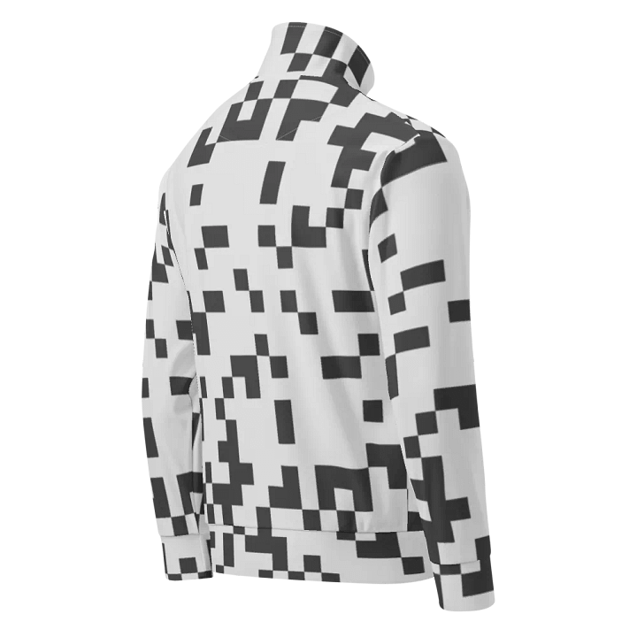 Pixelated Monochrome Adventure Track Jacket product image (2)