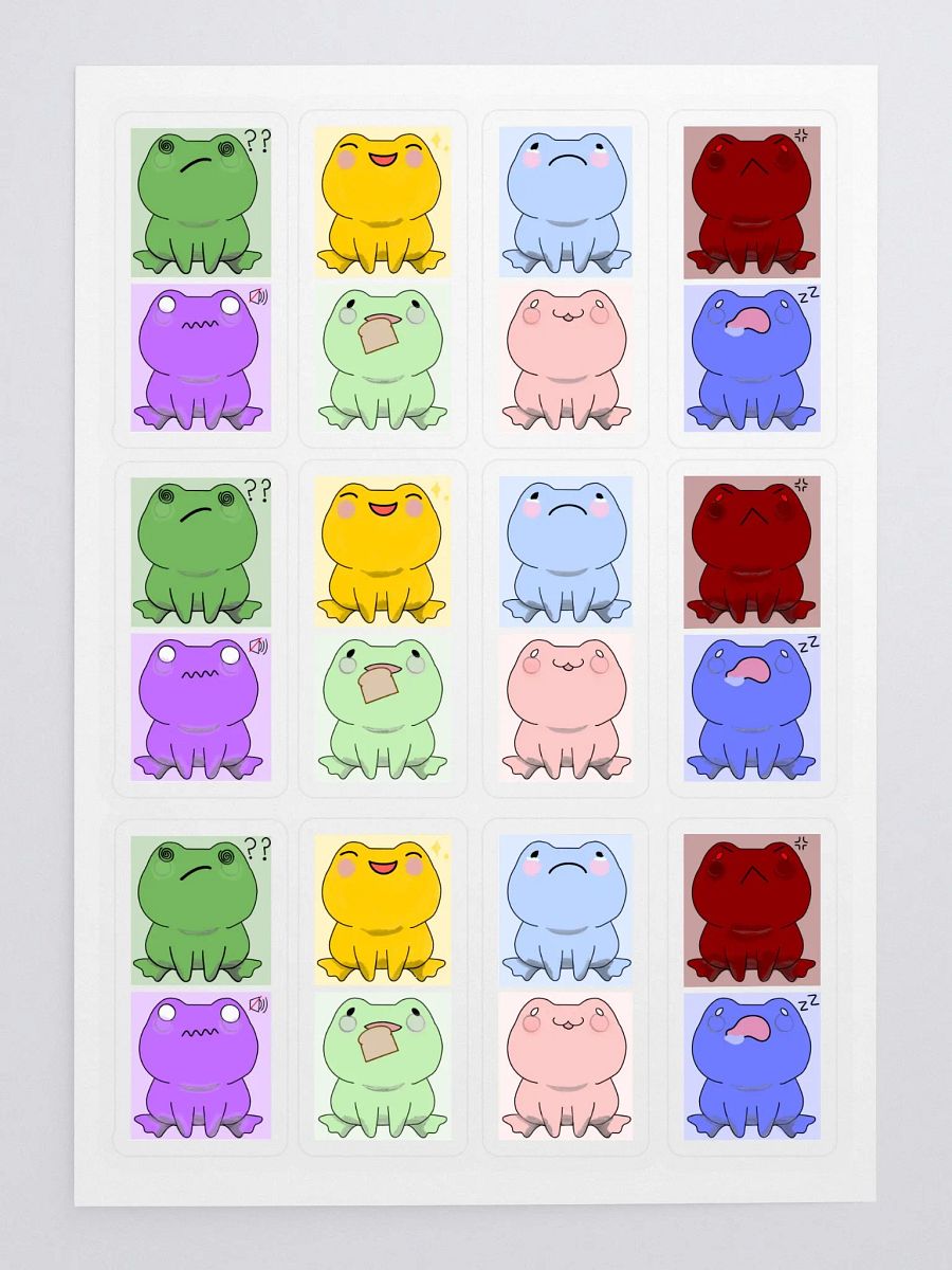 A Frog for Every Occassion Sticker Sheet product image (3)