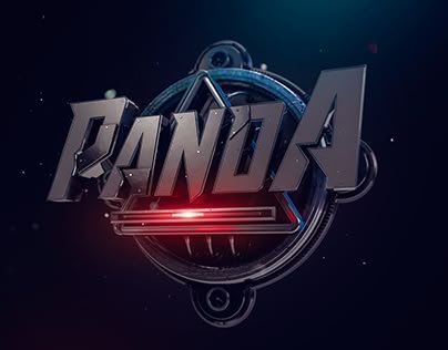 3D LETTERING PANDA DESIGN - Panda Design product image (1)