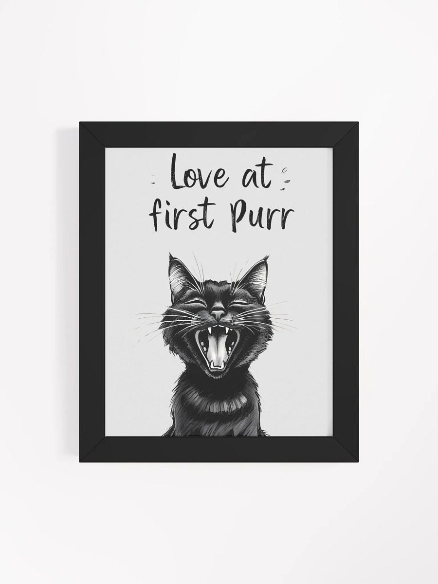 Pawsitively Adorable Matte Cat Poster product image (6)