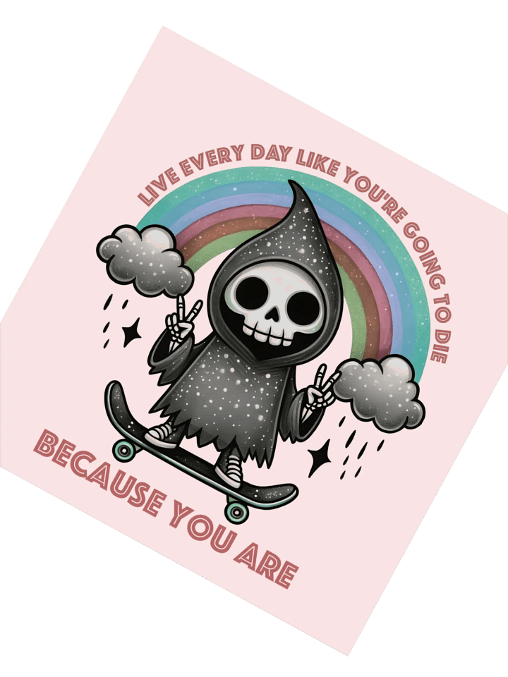Live Every Day Sticker (Red) product image (2)