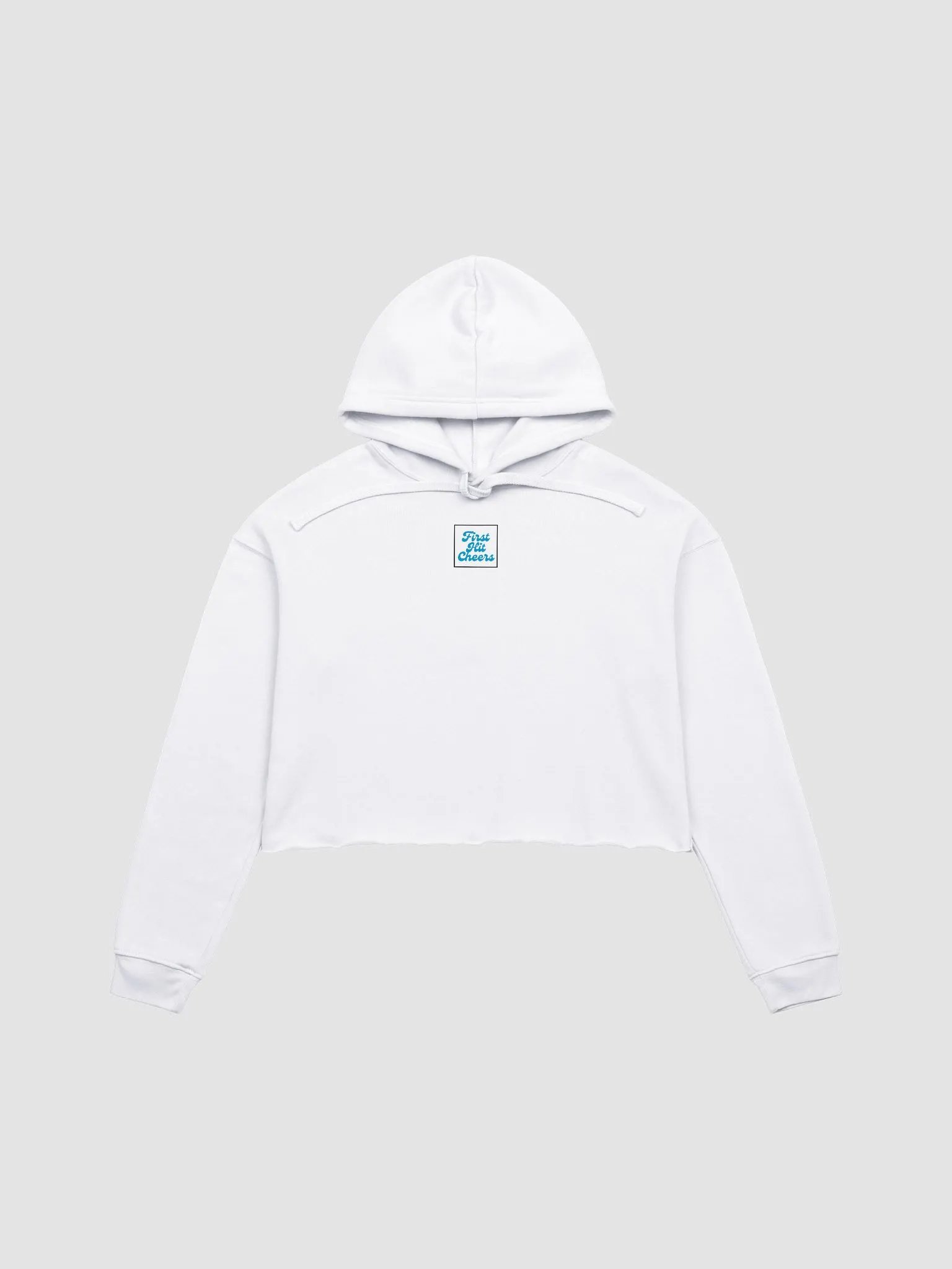 FHC Cropped Hoodie WHITE product image (1)