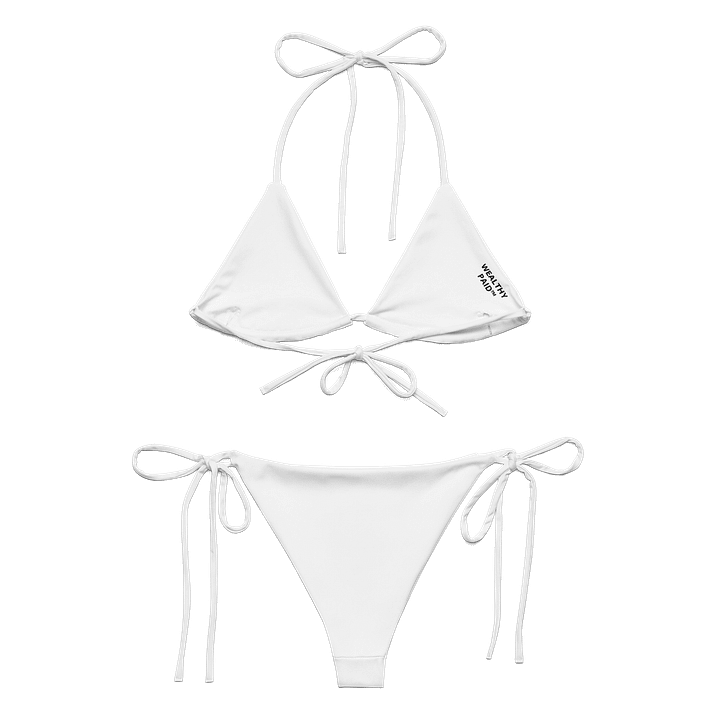 White Wealthy Paid™ Two-Piece Bikini product image (1)