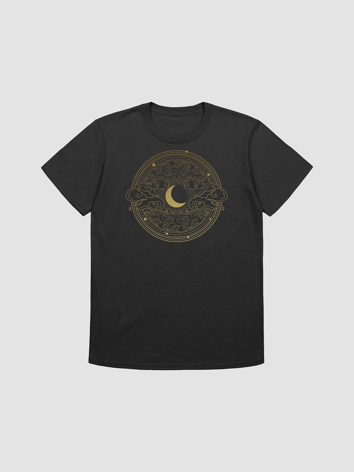 Golden crescent moon and swirling cloud product image (1)