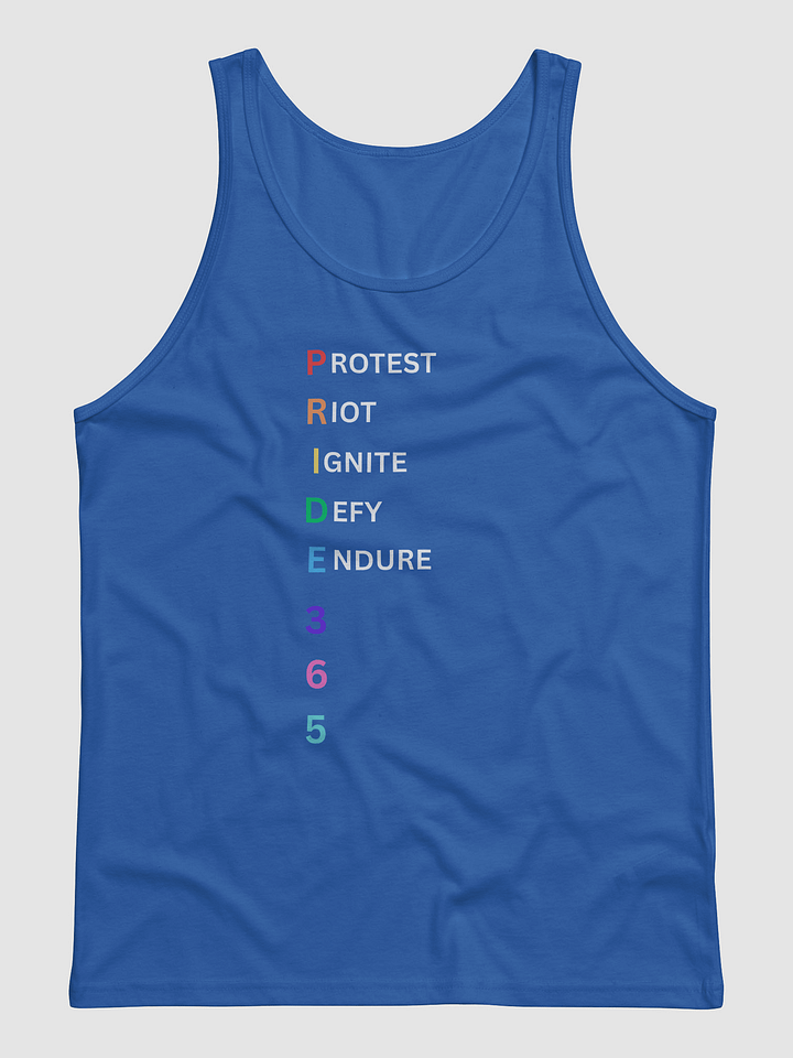 Pride 365 (protest, riot, ignite, defy, endure) Tank product image (1)