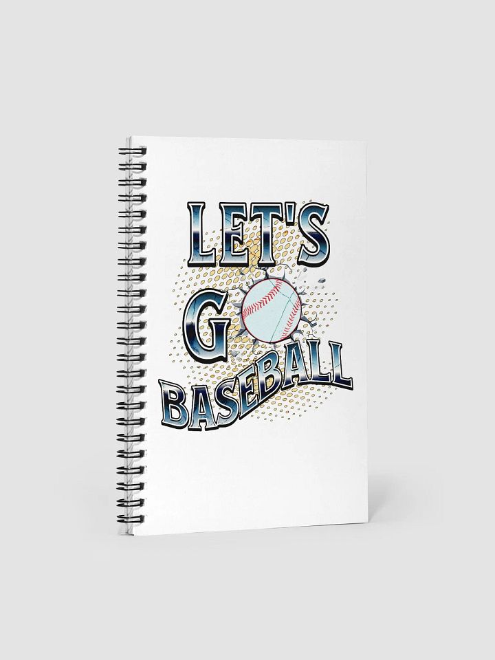 Lets Go Baseball Dynamic Breakthrough Spiral Notebook product image (1)