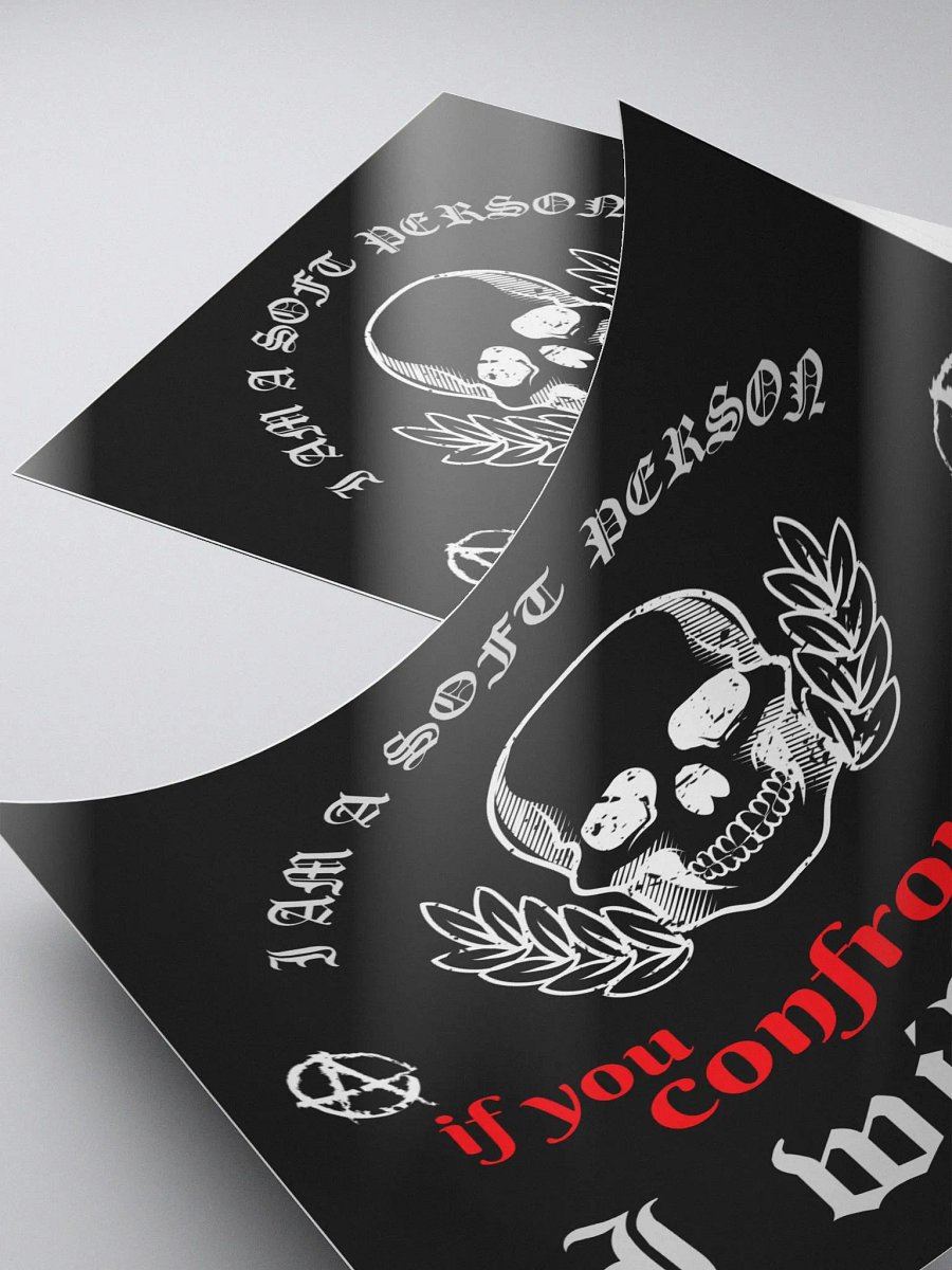 Soft Person bubble free stickers product image (4)