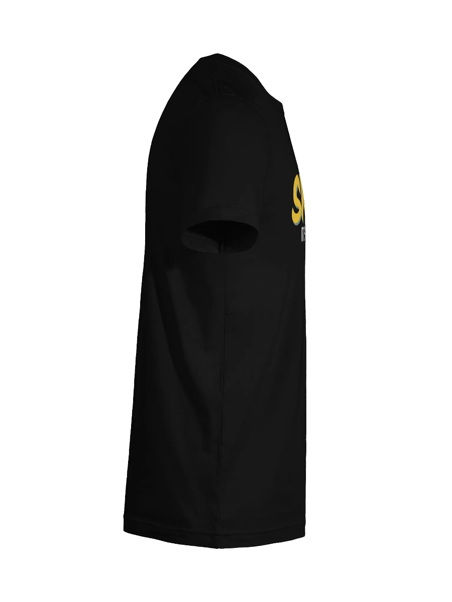 Dark "Smile It's Sunnah" T-Shirt in Golden Yellow product image (6)