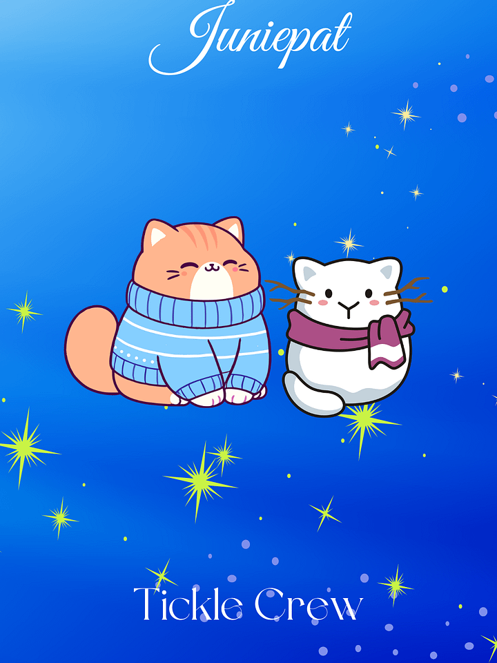 Juniepat Winter Cool Cats Phone Wallpaper 2024 product image (1)