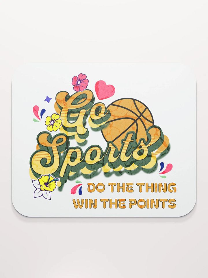 Go Sports Basketball Hoops Mouse Pad product image (2)