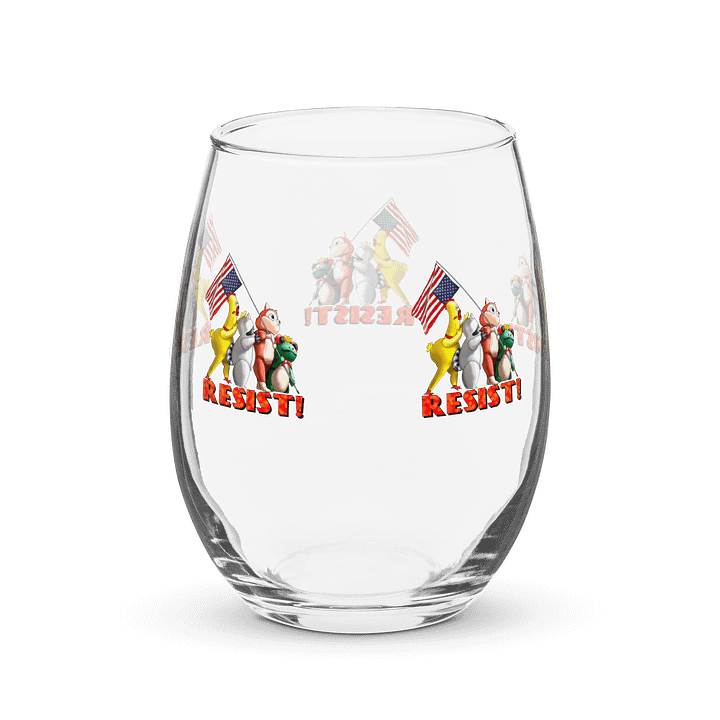 Resist! Wine Glass product image (2)