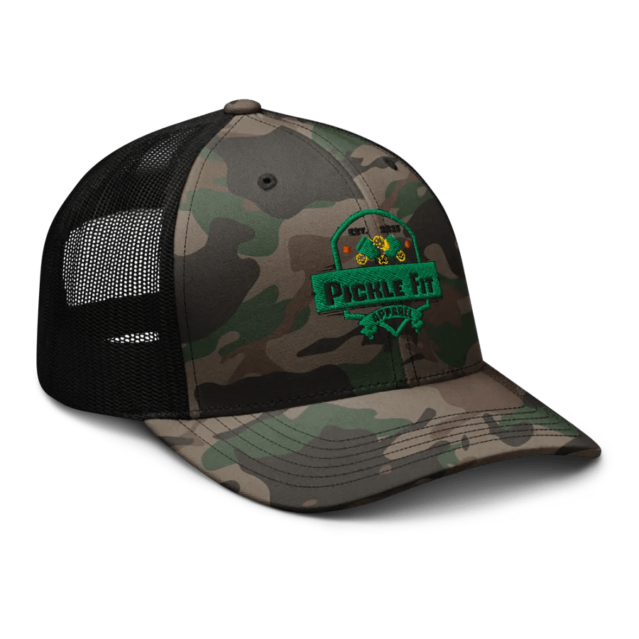 Pickle Fit Camo Trucker Hat product image (8)