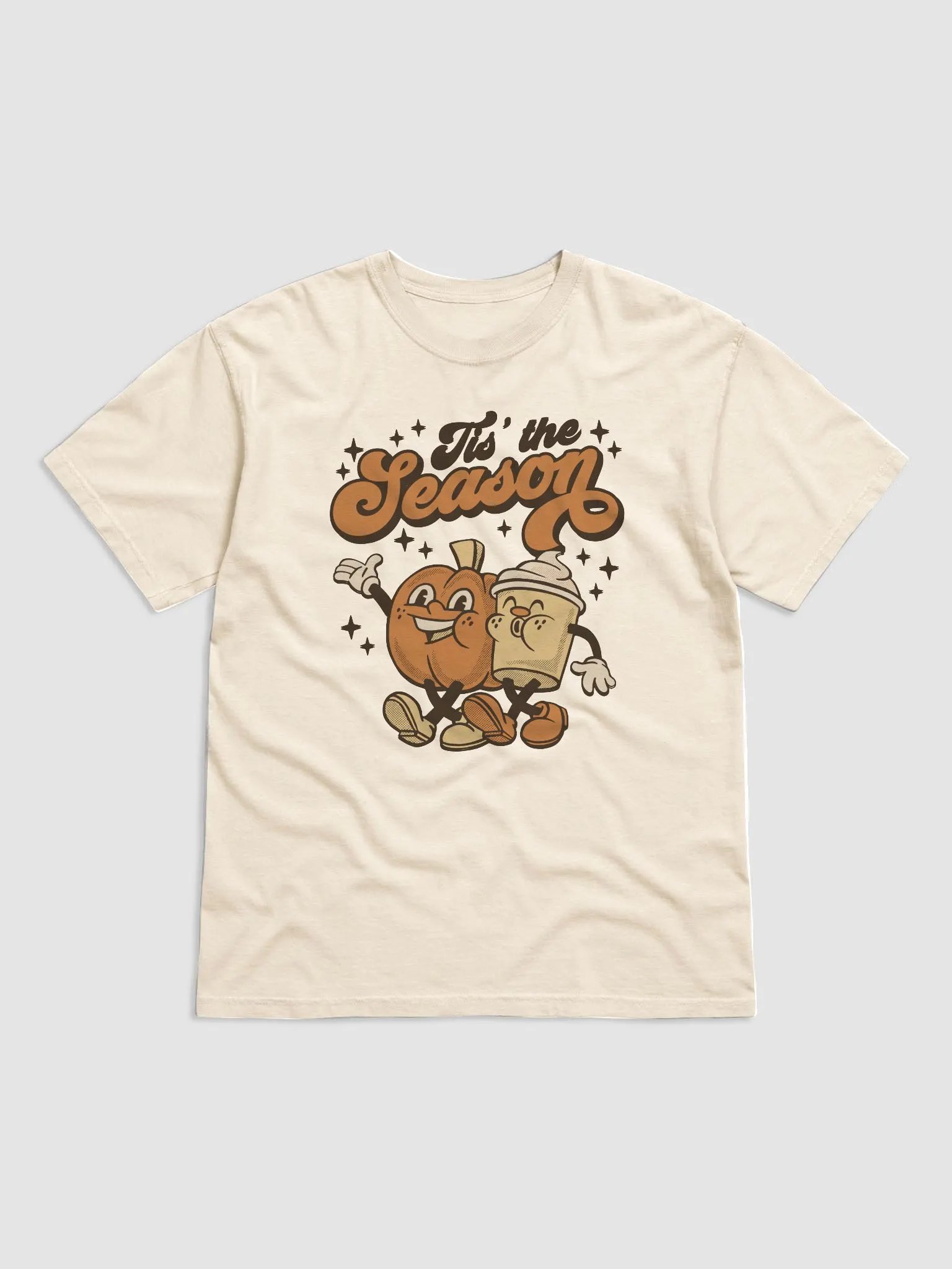 Tis the Season Pumpkin Spice Latte Y2K T-Shirt | Funny Fall and Halloween T-Shirt Design product image (13)