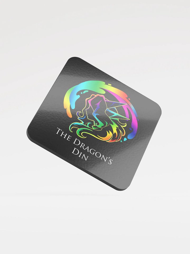 The Dragon's Din Logo Coaster product image (1)