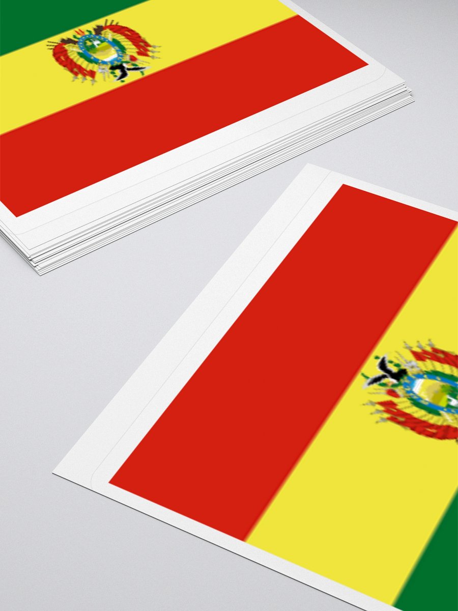 Exclusive Bolivia Flag Kiss-Cut Stickers - High-Quality Vinyl, Multiple Sizes product image (11)