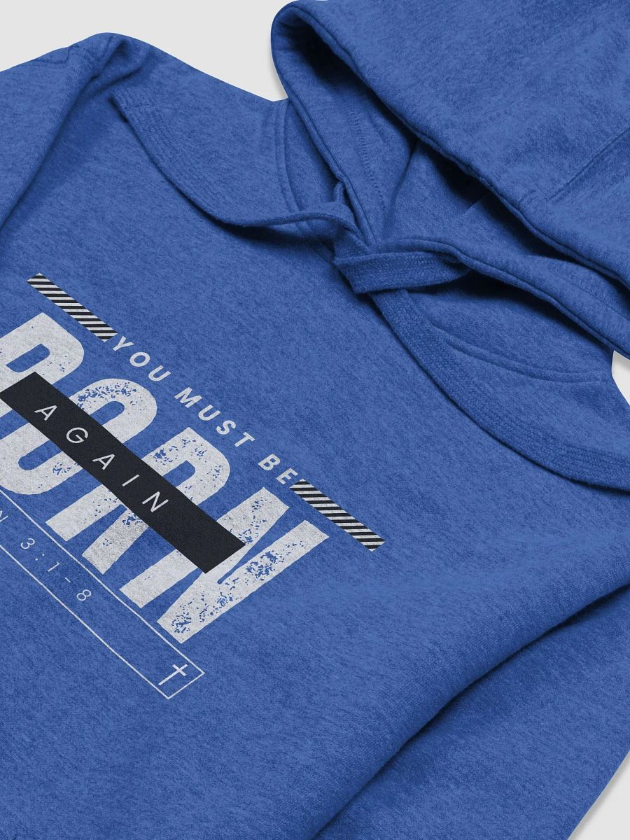 Born Again Unisex Premium Hoodie (Royal Blue) product image (3)
