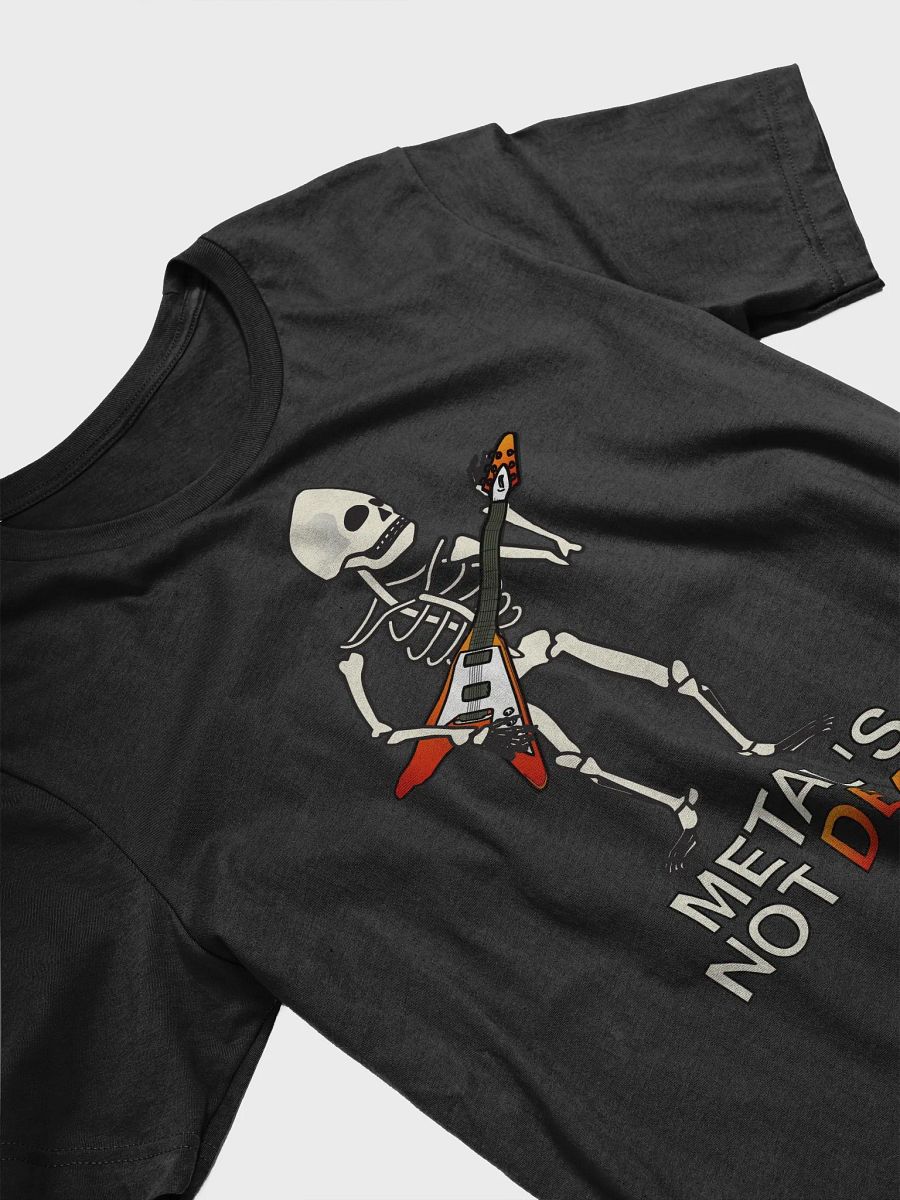 Metal's Not Dead with Skeleton Guitarist T-Shirt product image (3)
