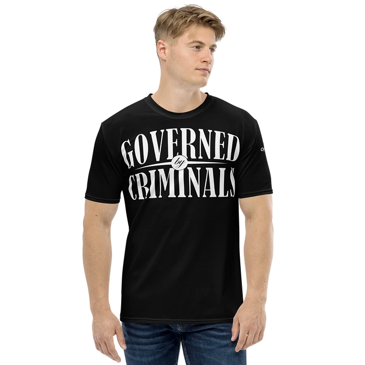 Governed By Criminals - USA - Black - Crew Neck T-Shirt product image (1)