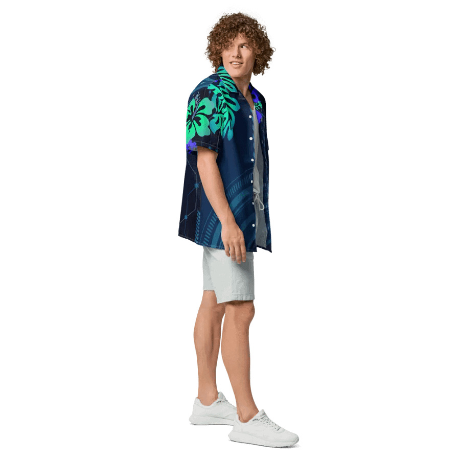Bloom 'n Byte Full Button Up Overshirt product image (8)