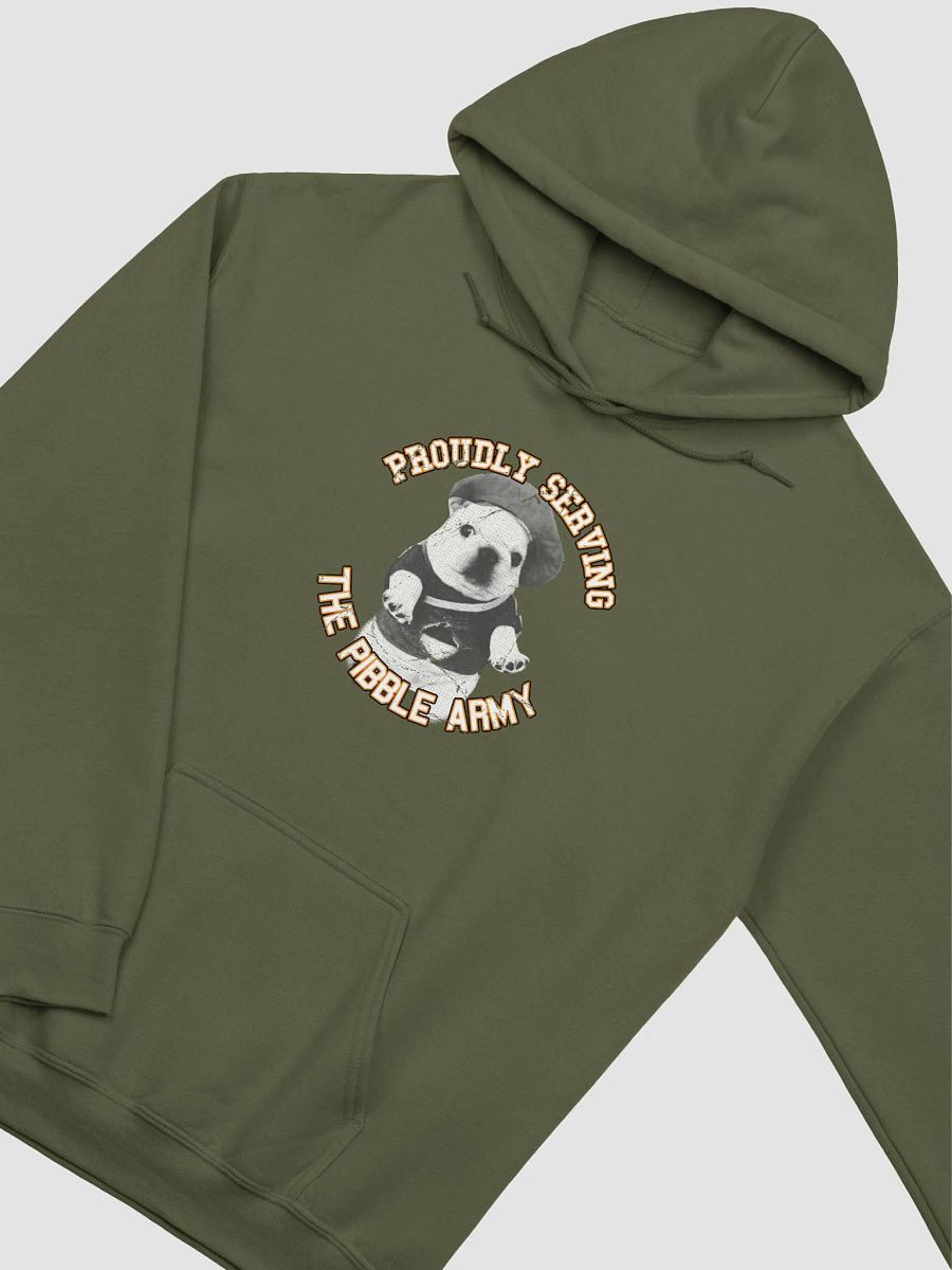PROUDLY SERVING THE PIBBLE ARMY HOODIE product image (2)