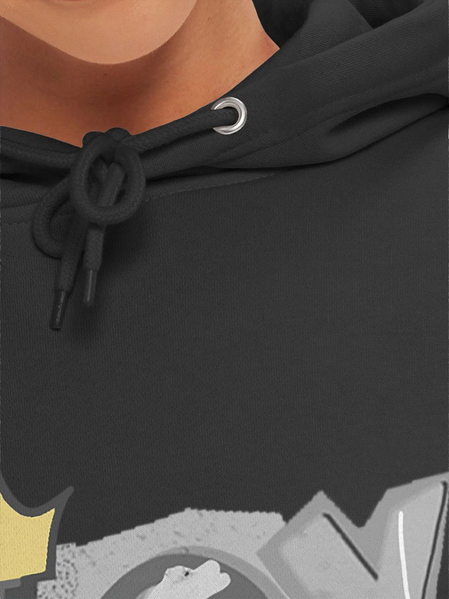JOY Monochrome Black Hoodie product image (7)