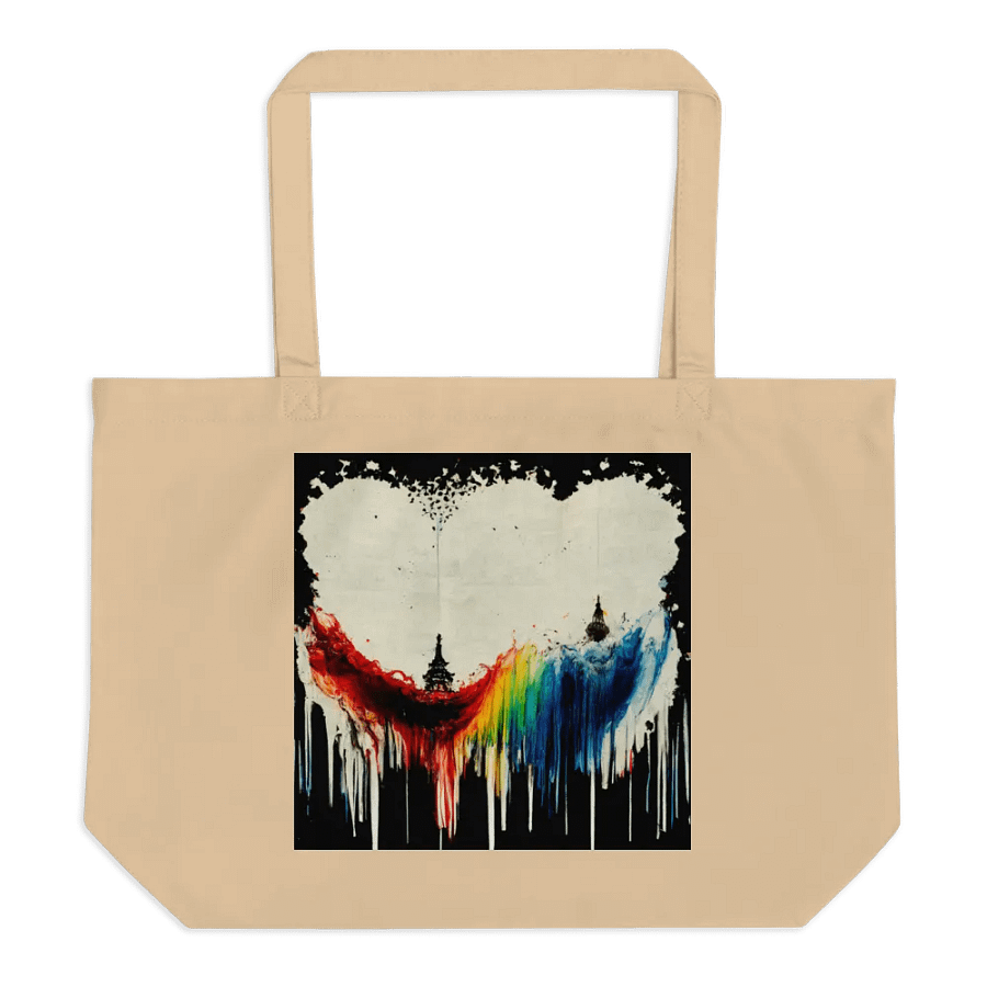 Heartfelt Splatter Eco Tote product image (1)