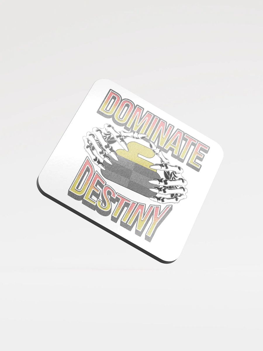 Dominate Destiny Curling Cork Coaster product image (2)